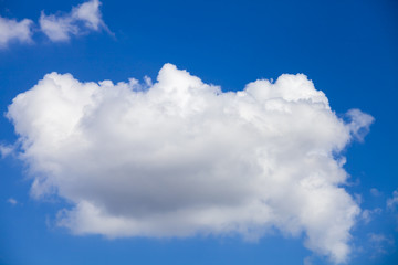 Naklejka na ściany i meble Blue sky and clouds in summer season