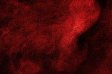 Abstract design of  powder cloud