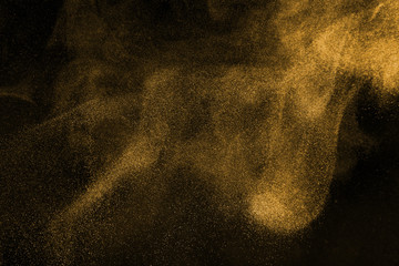 Abstract design of  powder cloud