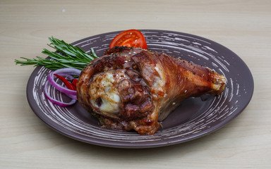  Rosted turkey leg