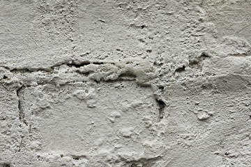Old plastered brick wall. Grungy texture.