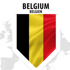 Fahne Flagge Flag Belgium - Belgien