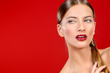 Fototapeta premium cherry lipstick