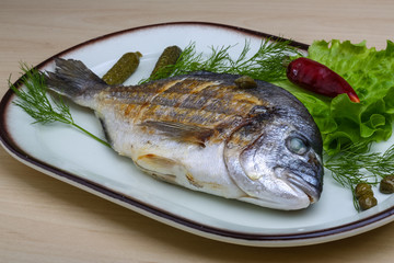 Grilled dorado