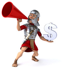 Naklejka premium Roman soldier