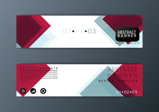 Abstract background modern design banner template,Vector