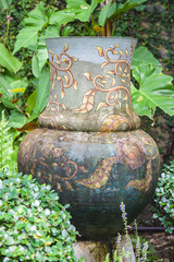 vase in the garden