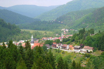 Fototapeta na wymiar Lautenthal im Harz