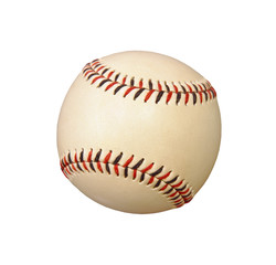 Baseball isolated on white background.