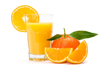 Orange juice in glass