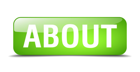 about green square 3d realistic isolated web button