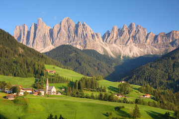 Fototapeta na wymiar The Dolomites in the European Alps