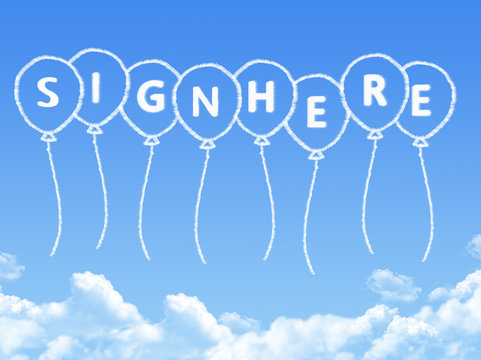 Sign Heere