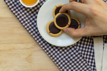Cookies and Hot Tea for Relaxation
