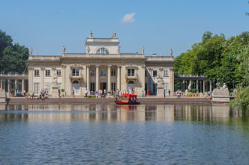Baths Park in Warsaw, Poland