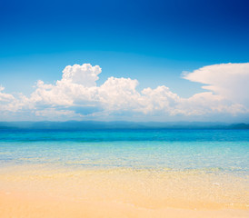 beautiful tropical seascape in the daytime