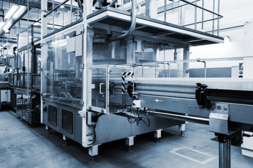 conveyor working at factory