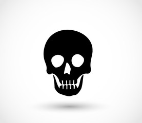 Skull icon vector