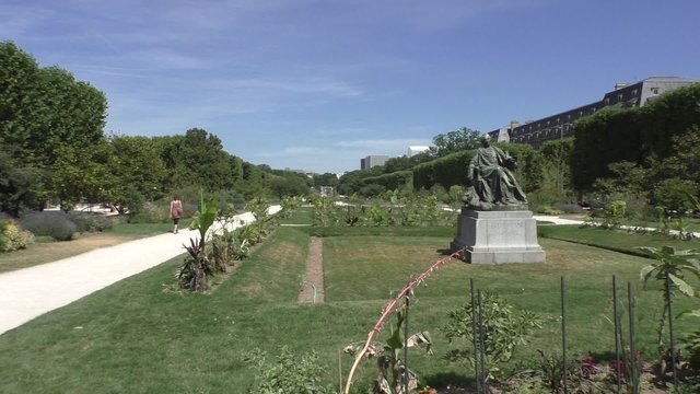 Pelouse du Jardin des plantes &agrave; Paris