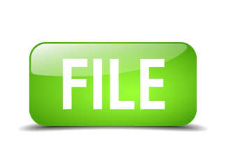 file green square 3d realistic isolated web button