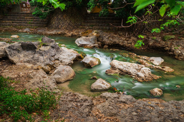 Water flow in small creek
