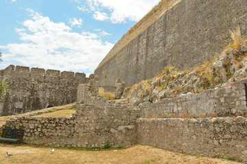 New fortress in Kerkyra town at Corfu