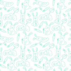 rabbits pattern
