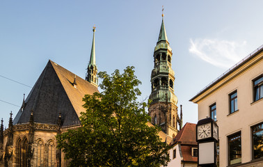 Innenstadt in Zwickau
