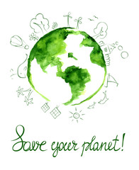 Illustration -- Save your planet