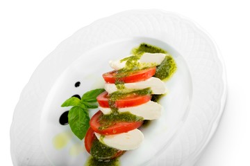 Salad, Food, Mozzarella.
