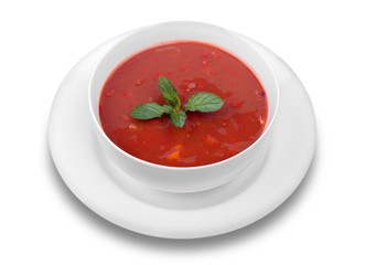 Soup, Tomato Soup, Bowl.