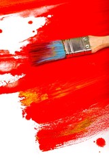 Painter, paint, artist.