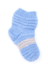 Knitted wool socks..