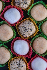 Traditional homemade rice sweet, japanese mochi