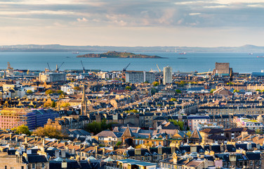 View of the Firth of Forth from Edinburgh - Scotland