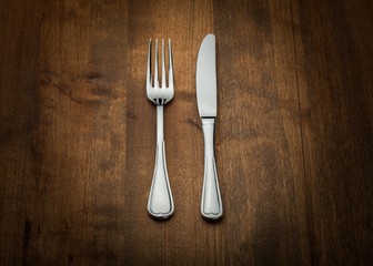 Fork, Table Knife, Silverware.