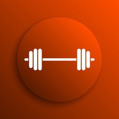 Obraz premium Weightlifting icon