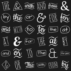 Ampersands and catchwords