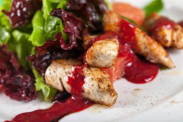 Salad, Lettuce, Food.