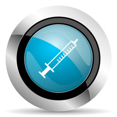 medicine icon syringe sign