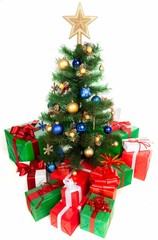 Fototapeta na wymiar Christmas Tree, Christmas, Christmas Present.