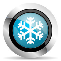 snow icon air conditioning sign