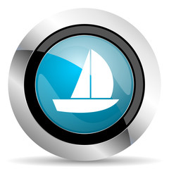 yacht icon sail sign