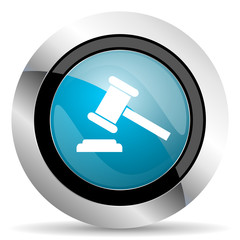 auction icon court sign verdict symbol