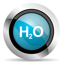 water icon h2o sign