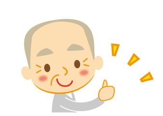 Fototapeta premium グッド お爺ちゃん