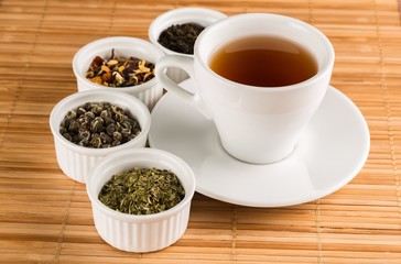 Tea, Tea Leaves, Cup.