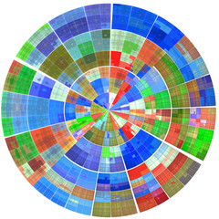 Obraz premium Abstract radial background