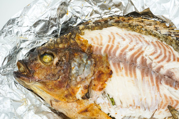 Salt Crusted Grilled Fish