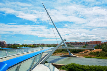 Saragossa Third Millennium Bridge in Spain